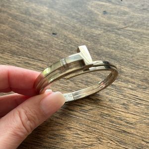 Tiffany T Square Diamond Double Wrap Bracelet in Silver